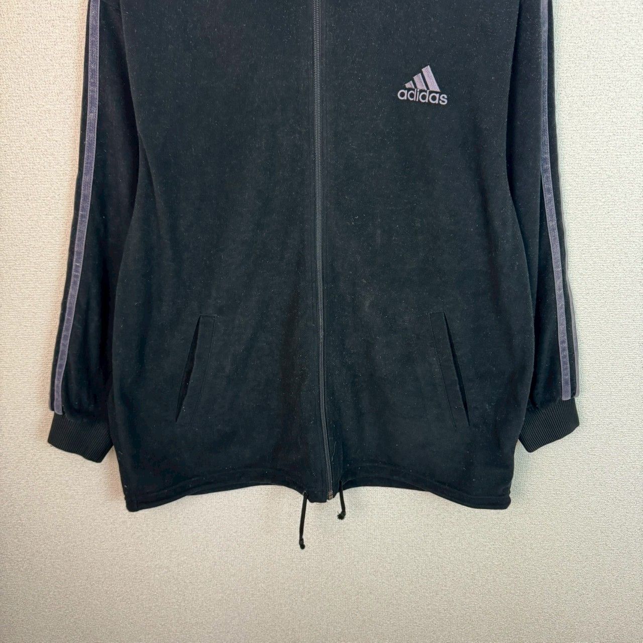 激レア 00s adidas アディダス ベロア ジャージ 上下 セットアップ 