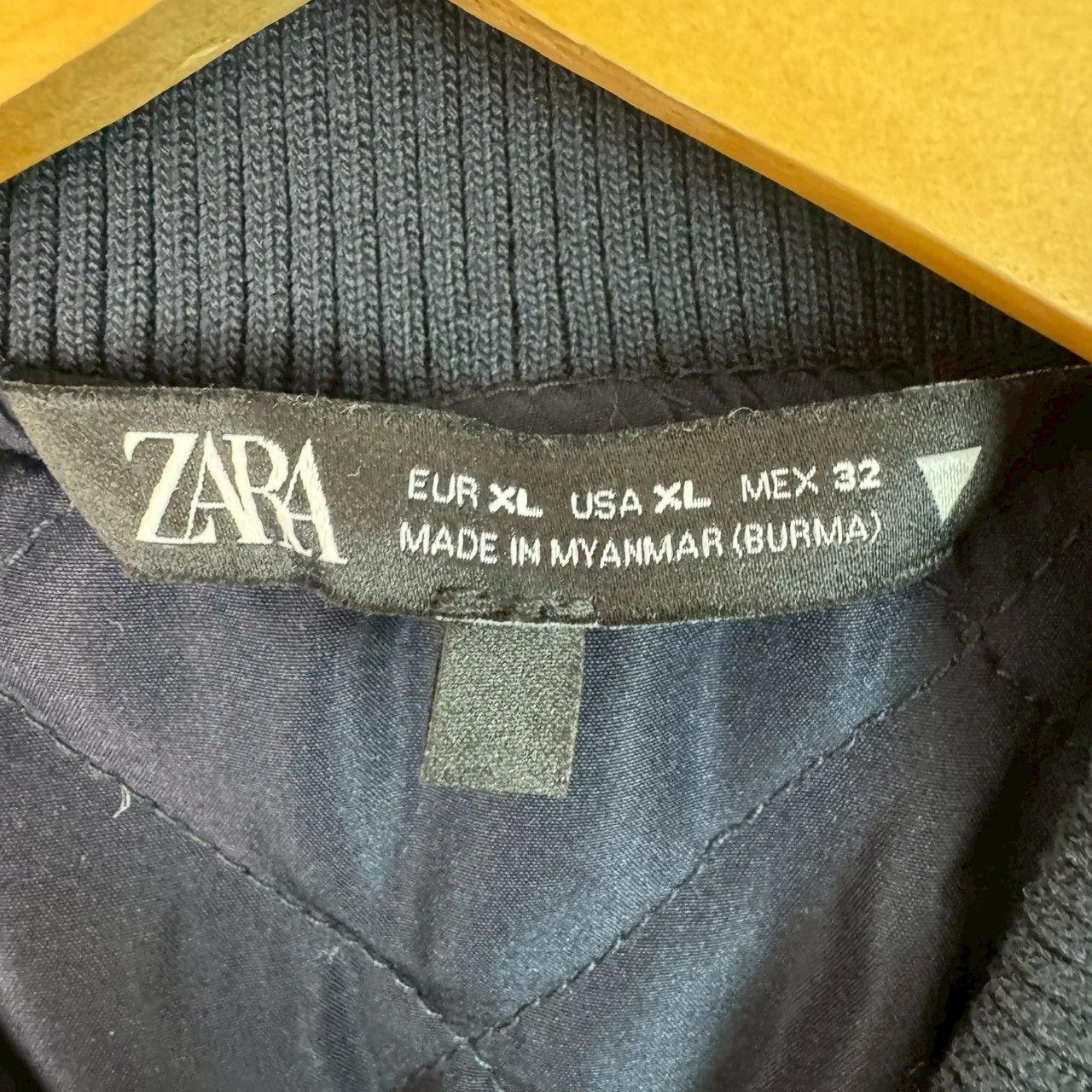 ZARA ザラ スタジャン ブルゾン ジャケット ショート丈 ブラック XL 