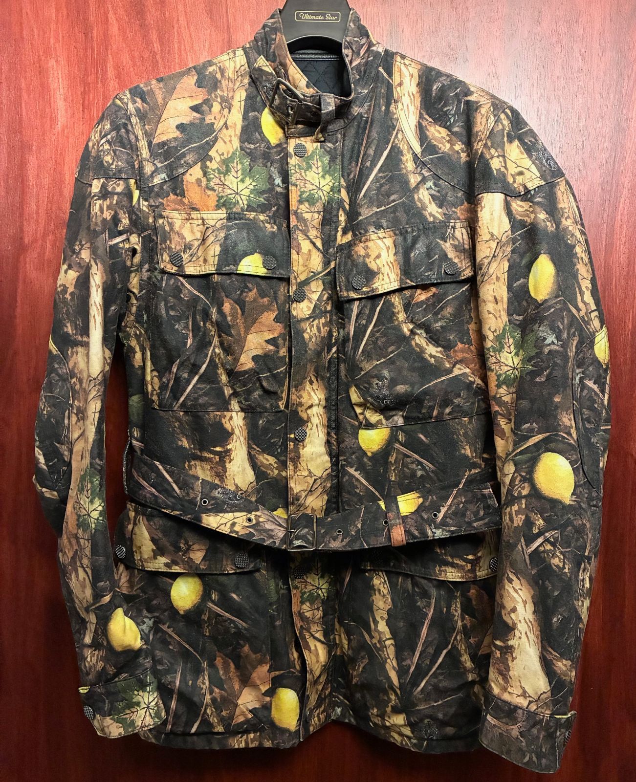 激 MADE IN JAPAN製 2010年AWモデル レモンデザイン リアルツリーカモ柄 M 65 ベルト付き フィールドコート マルチ 38 Mサイズ