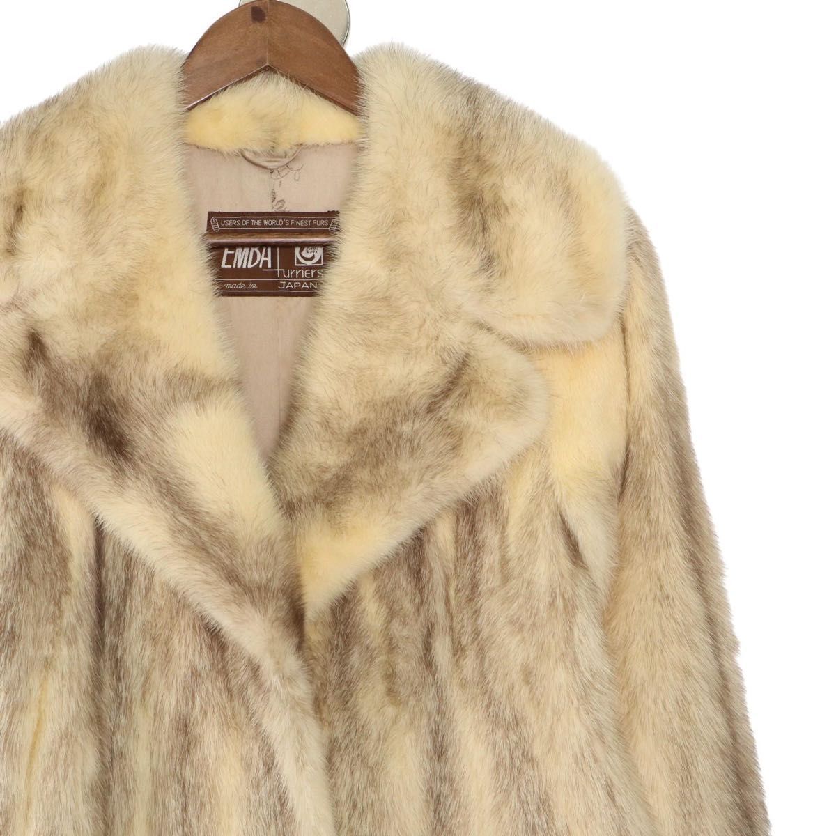 高級】EMBA Furries エンバ サファイヤミンク リアルファー 毛皮コート