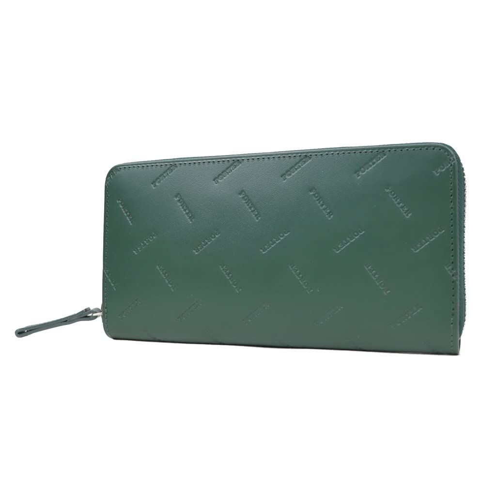 ポーター PORTER メンズ レザー ENCHASE エンチェイス WALLET ラウンドファスナー長財布 007 02283 グリーン 30