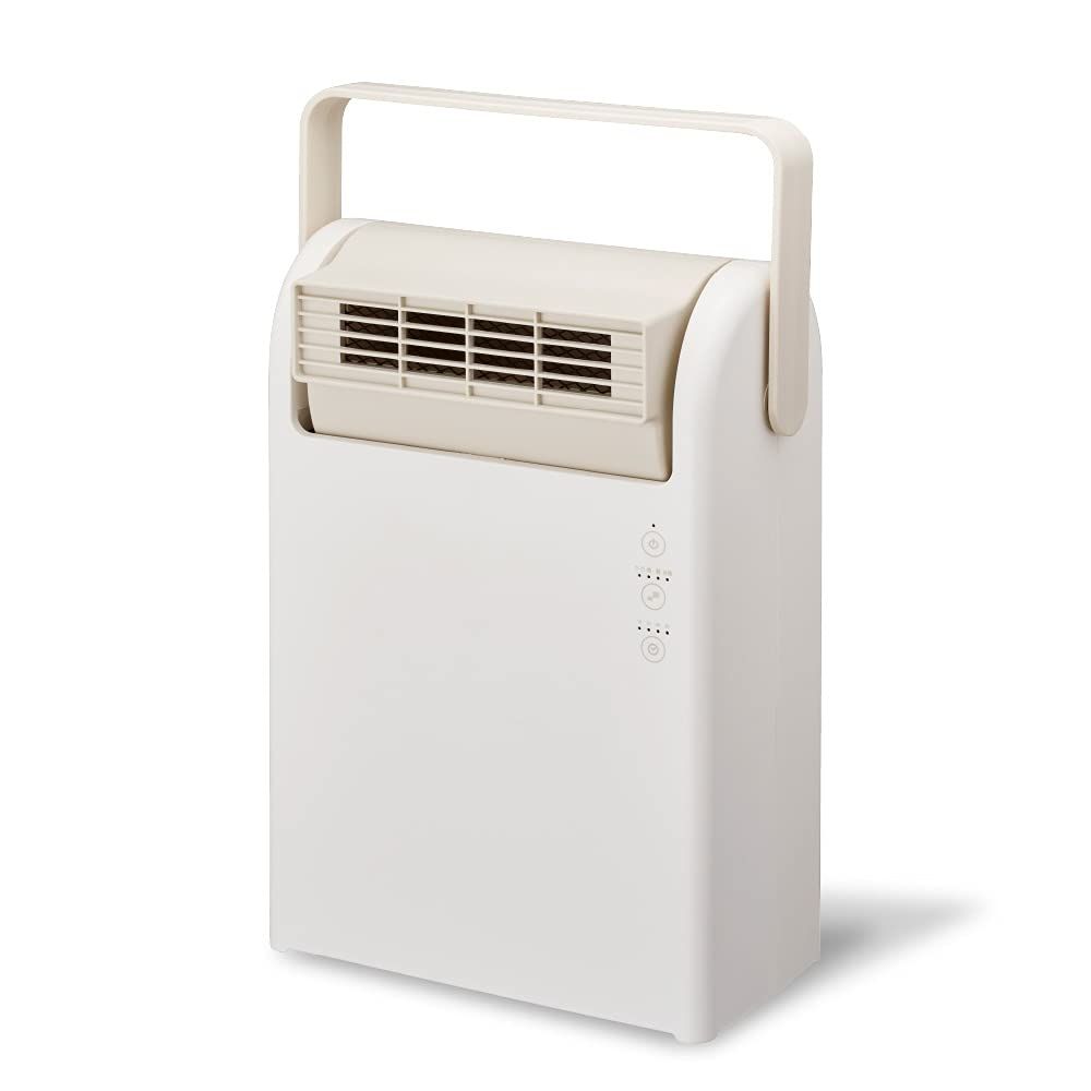 ドウシシャ セラミックヒーター 大風量 上を向く ホワイト Pocara ポカラ ピエリア