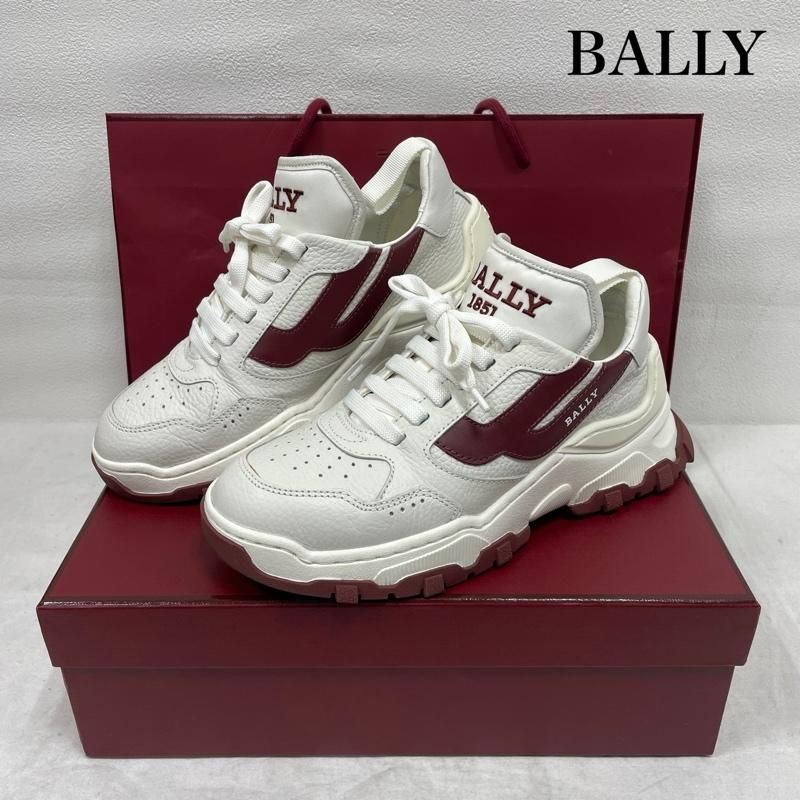 バリー ローカット スニーカー ロゴ レースアップ ラバーソール レザー カーフスキン US 6 5 レディース ISItems 古着