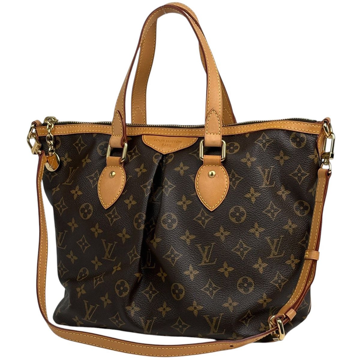 ルイ ヴィトン Louis Vuitton パレルモ PM ショルダーバッグ 2 WAY 肩掛け ハンドバッグ モノグラム ブラウン M 40145 レディース