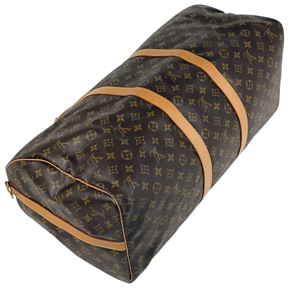 ルイ ヴィトン Louis Vuitton キーポル バンドリエール 55 旅行 出張 ハンドバッグ モノグラム ブラウン M 41414 レディース