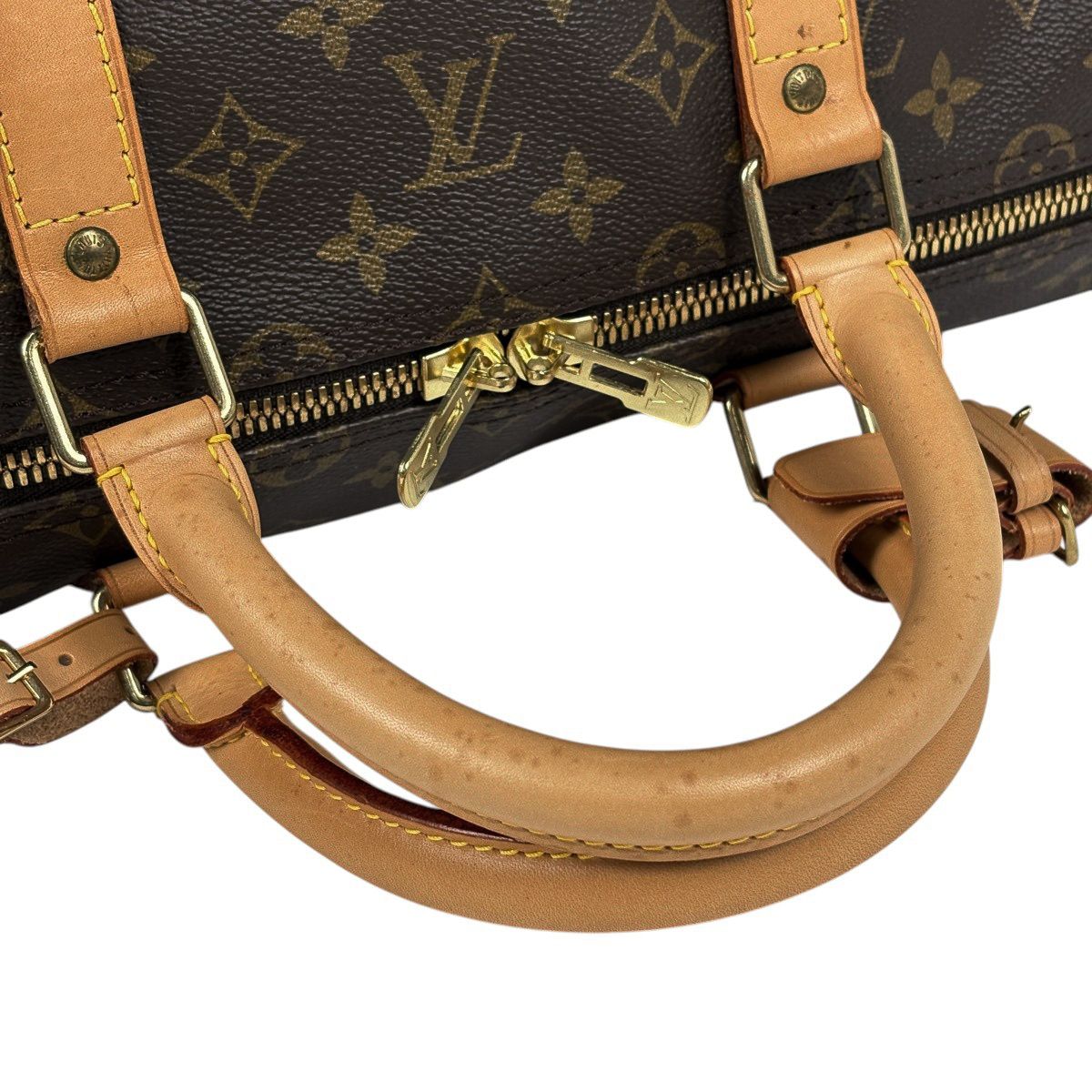  ルイ ヴィトン Louis Vuitton キーポル バンドリエール 55 旅行 出張 ハンドバッグ モノグラム ブラウン M 41414 レディース ハンドバッグ バッグ