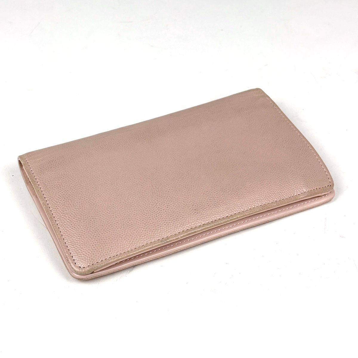 シャネル CHANEL ココマーク 二つ折り 長財布 CC 札入れ 小銭入れ レザー ピンク レディース