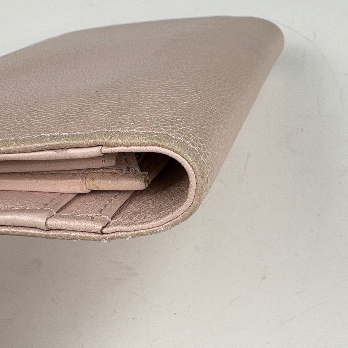  シャネル CHANEL ココマーク 二つ折り 長財布 CC 札入れ 小銭入れ レザー ピンク レディース 長財布 小物