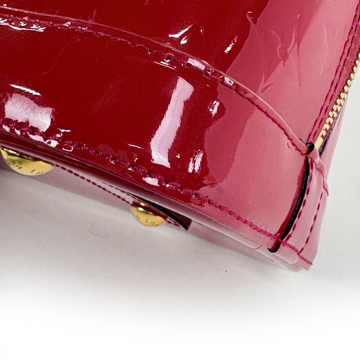 ルイ・ヴィトン Louis Vuitton アルマ PM エナメル パテント 