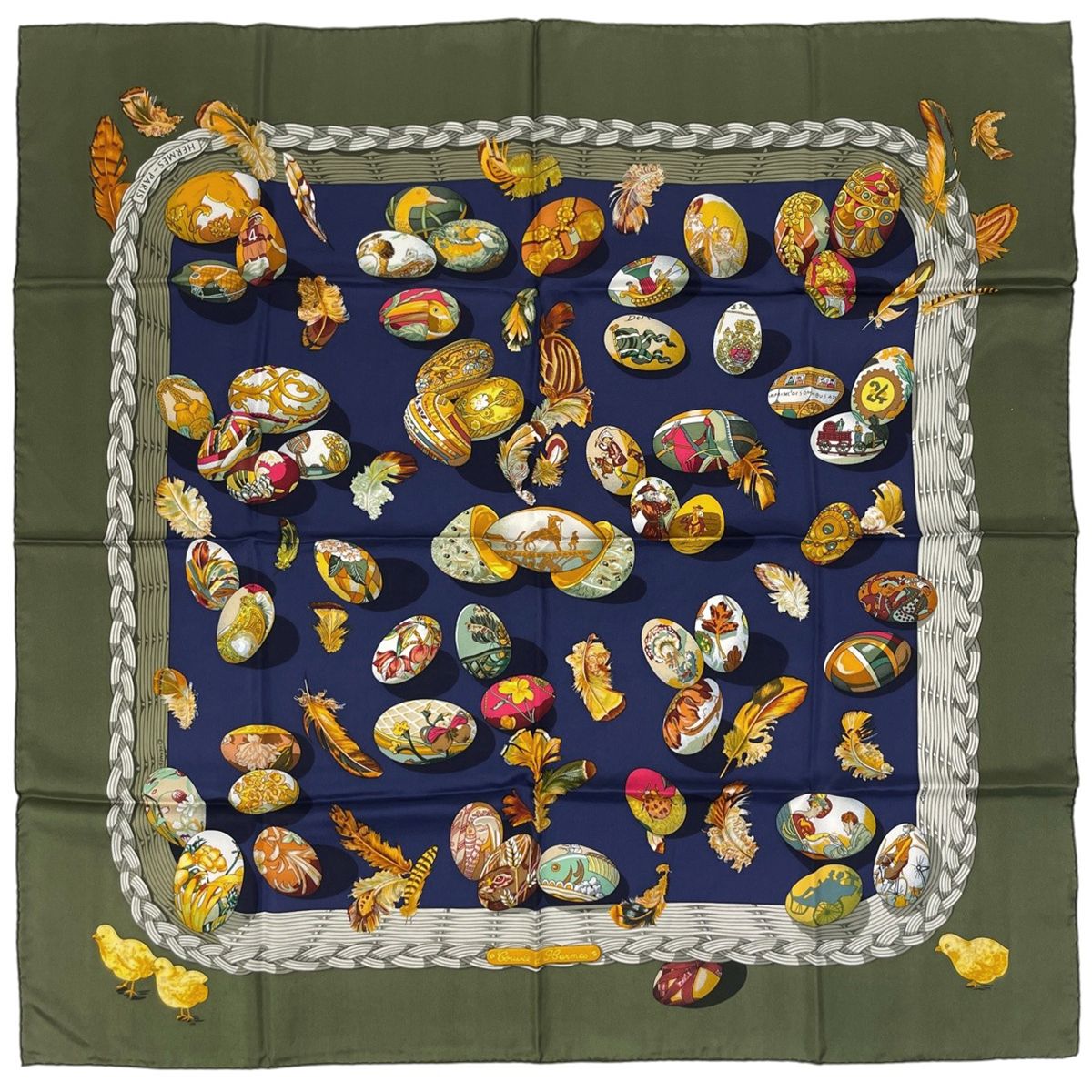 HERMES エルメス カレ90 COUVEE D HERMES スカーフ エルメス HERMES カレ 90 COUVEE D HERMES エルメスの卵 スカーフ