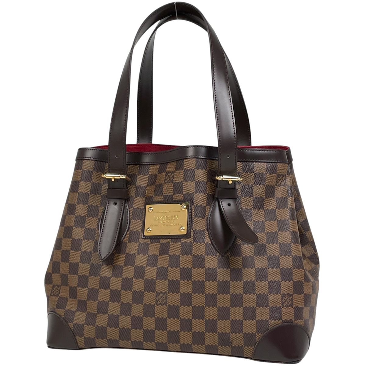 ルイ ヴィトン Louis Vuitton ハムステッド MM ショルダーバッグ トートバッグ ダミエ ブラウン N 51204 レディース