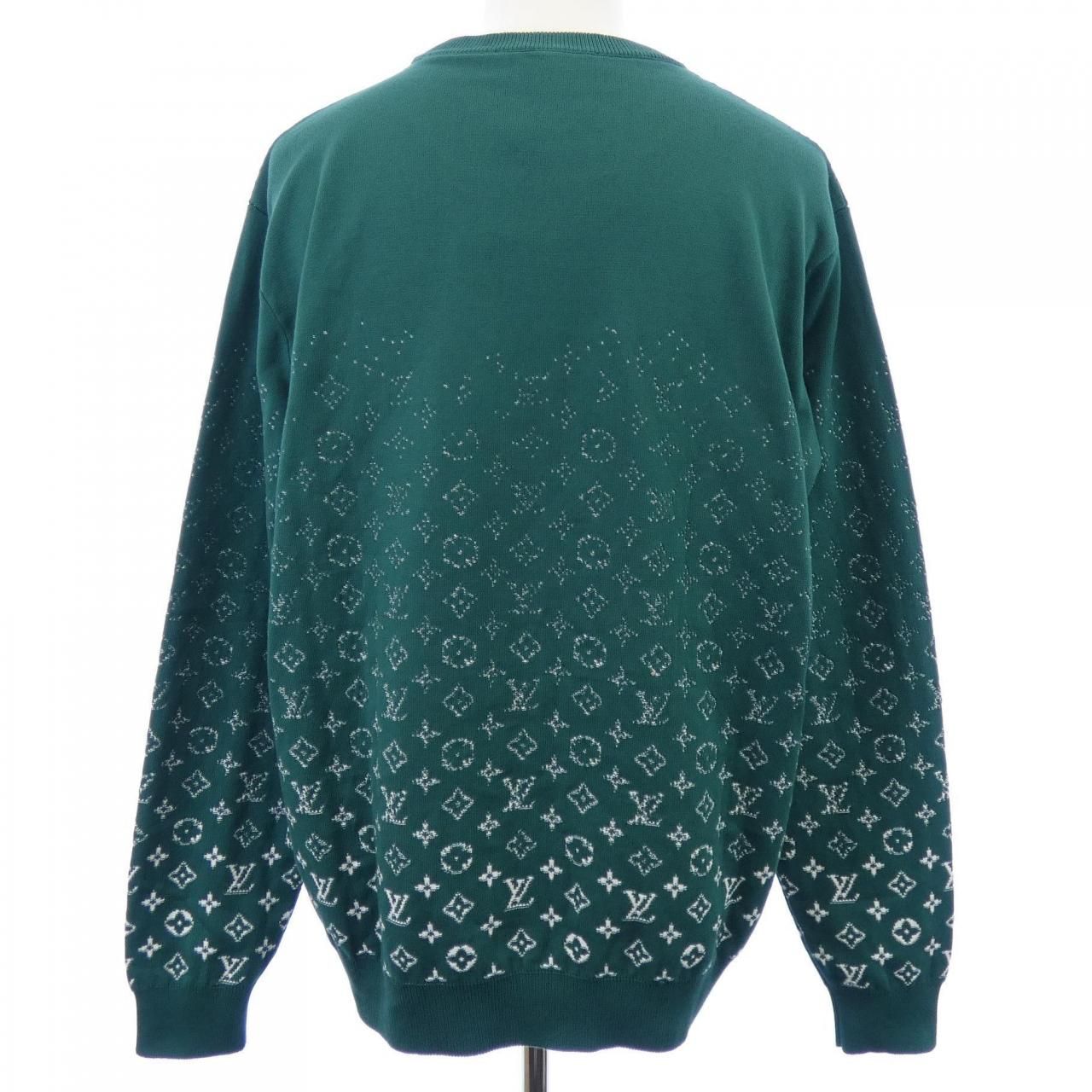 LOUIS VUITTON モノグラムデグラデクルーネックセーター 中古・古着通販】LOUIS VUITTON (ルイ ヴィトン) モノグラムデグラデ