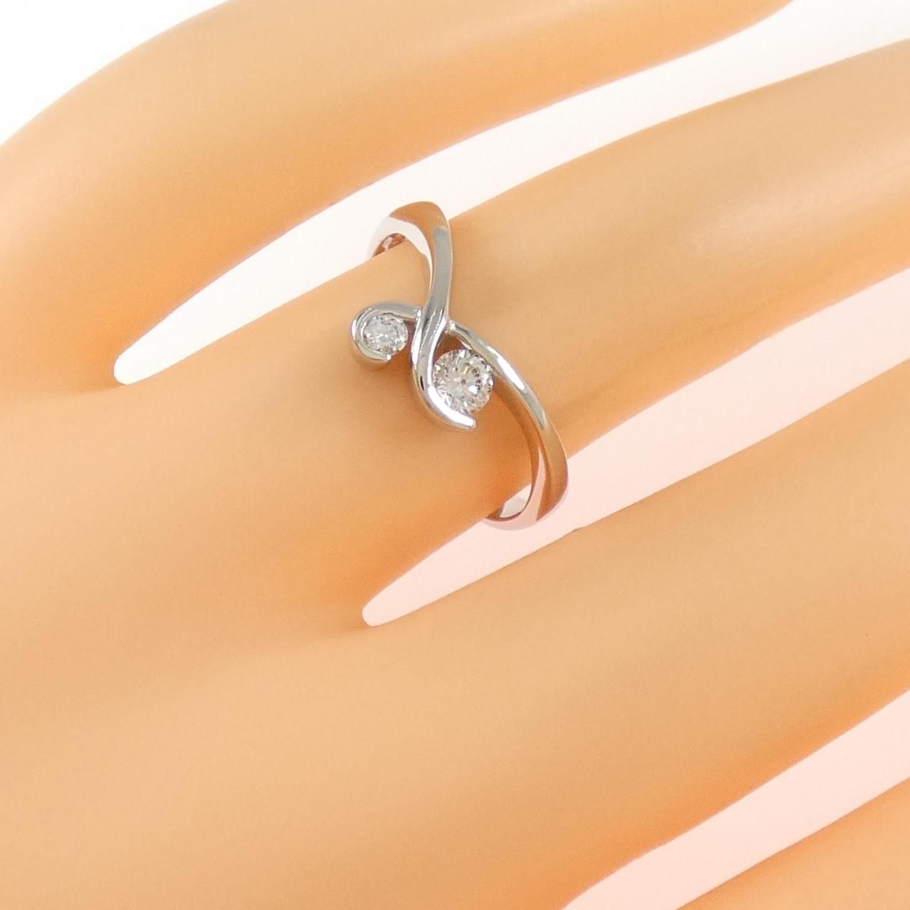 PT900 ダイヤモンド リング 0.21CT - メルカリ