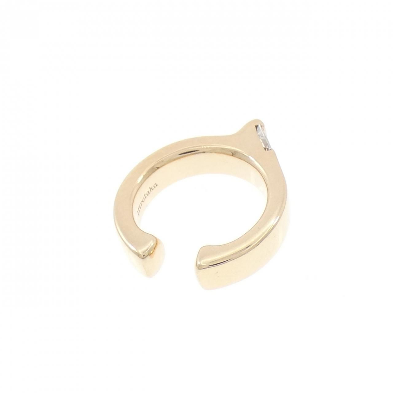  ヒロタカ ダイヤモンド イヤーカフ 片耳 その他 アクセサリー