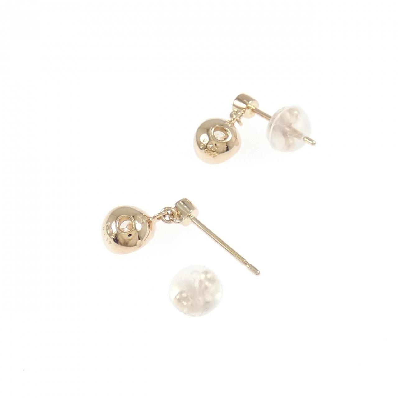  K 18 PG ダイヤモンド ピアス 0.44 CT イヤリング アクセサリー