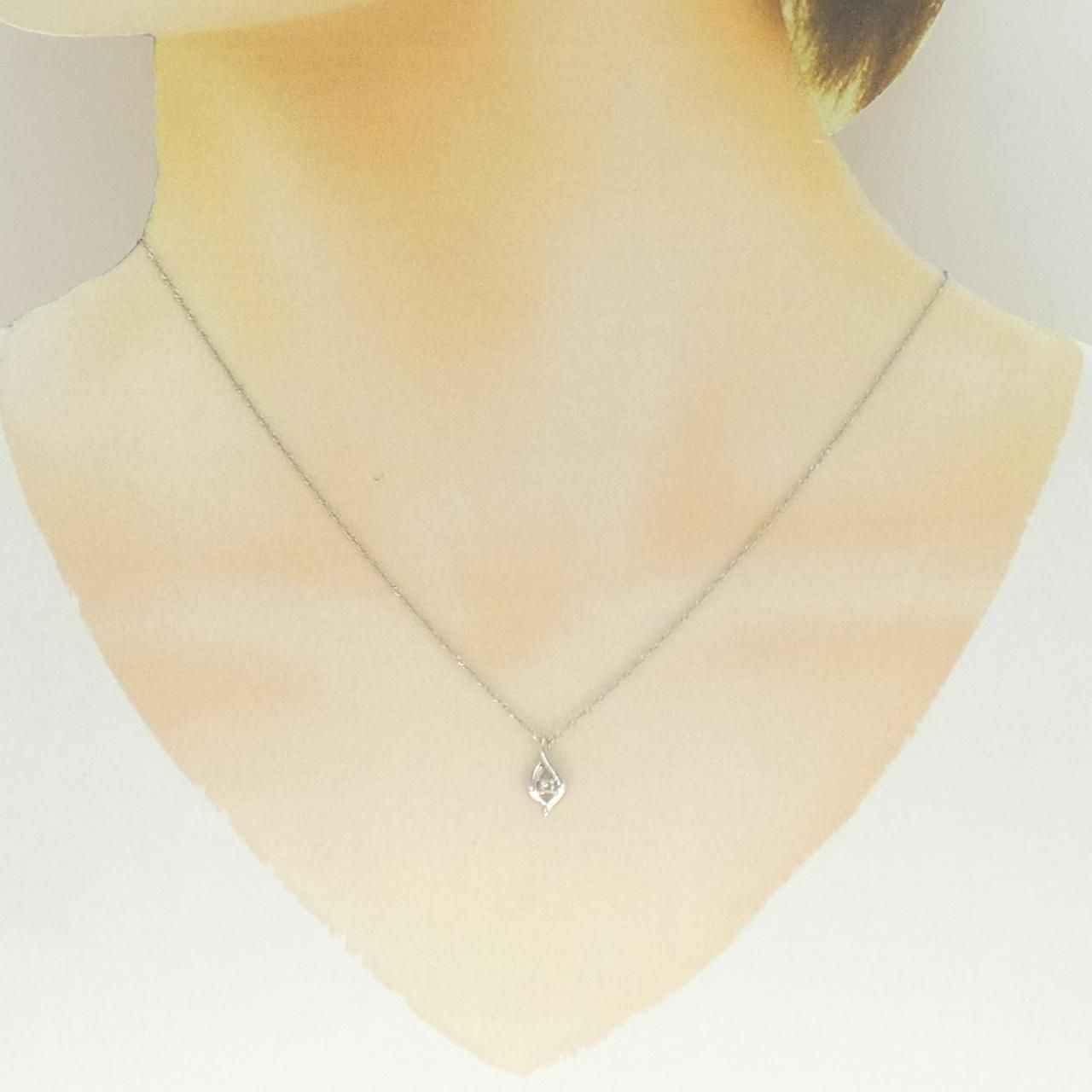 PT900/PT850 ダイヤモンド ネックレス 0.03CT - メルカリ