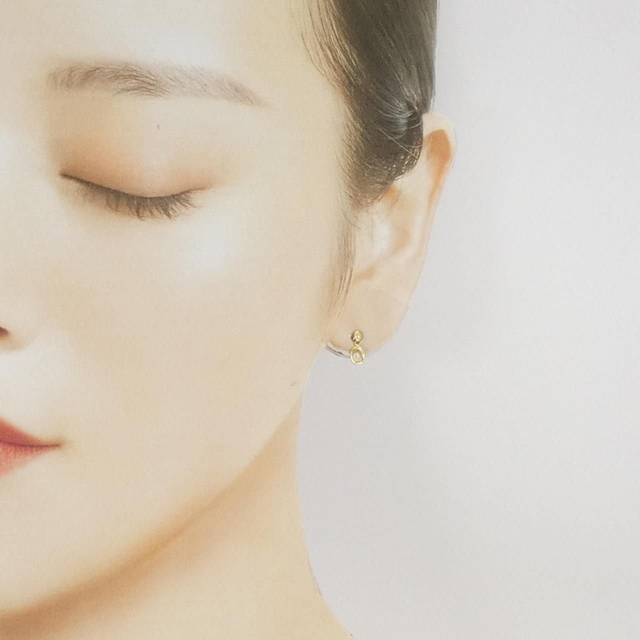 コレクション K18YG ダイヤモンド ピアス 0.04CT コメ兵｜K18PG/K18YG