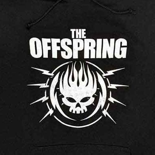 THE OFFSPRING Pullover Hoodie Bolt Logo プルオーバー パーカー ブラック オフスプリング エピタフ メロコア パンク フードパーカー グッズ