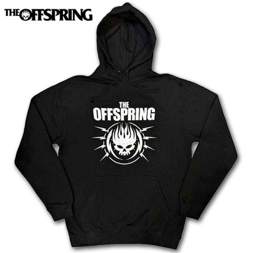 THE OFFSPRING Pullover Hoodie Bolt Logo プルオーバー パーカー ブラック オフスプリング エピタフ メロコア パンク フードパーカー グッズ