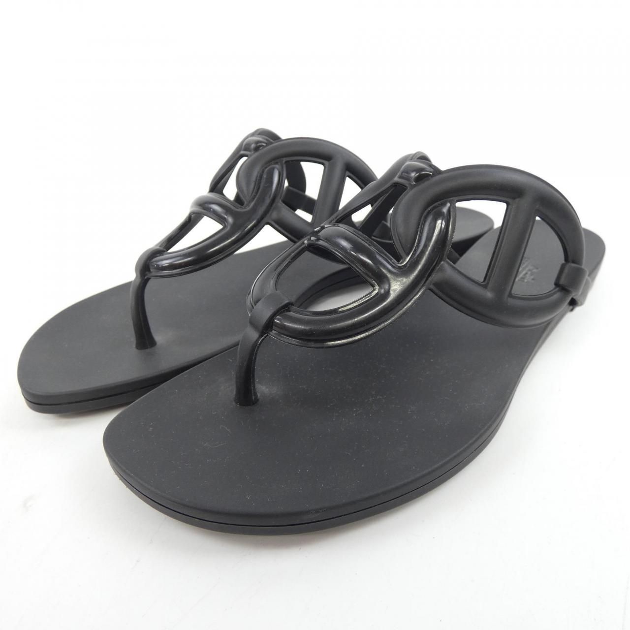 エルメス HERMES エジェリ EGERIE シェーヌダンクル 221001Z サンダル