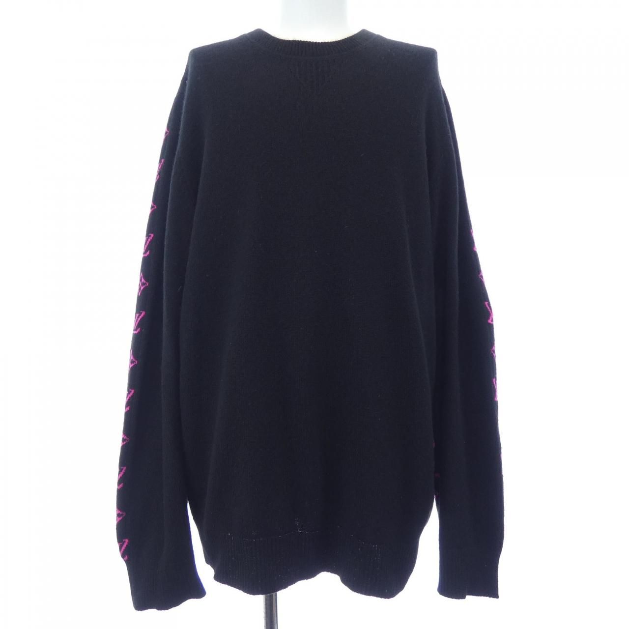 LOUIS VUITTON 19AW モノグラム　ニットXL HGN41WIXW ルイヴィトン LOUIS VUITTON ハーフアンドハーフモノグラム HGN41WIXW