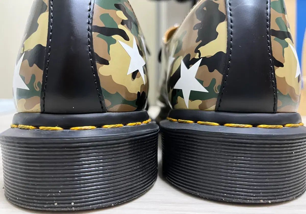 DR MARTENS ドクターマーチン x エンド ソフネット 1461 カモ フラ スター スムース uk 9 今季注目 ローファー 