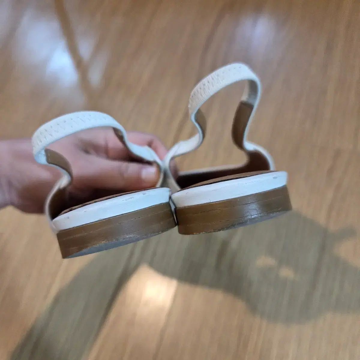  MM 6 Maison Margiela エムエムシックス メゾン マルジェラ 白 スリングバック フラット シューズ 35 フラットシューズ バレエシューズ パンプス