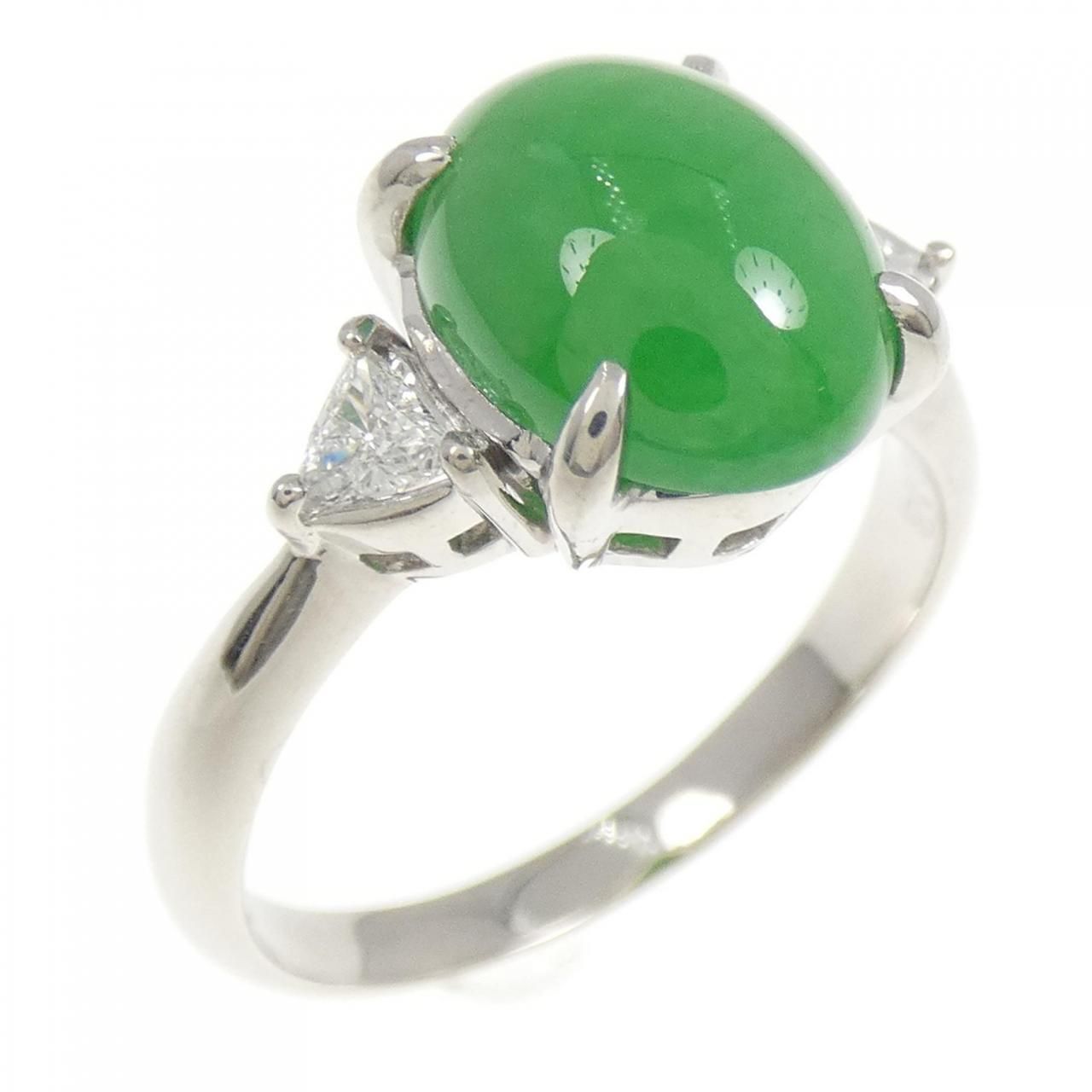 PT900 ヒスイ リング 3.64CT - メルカリ