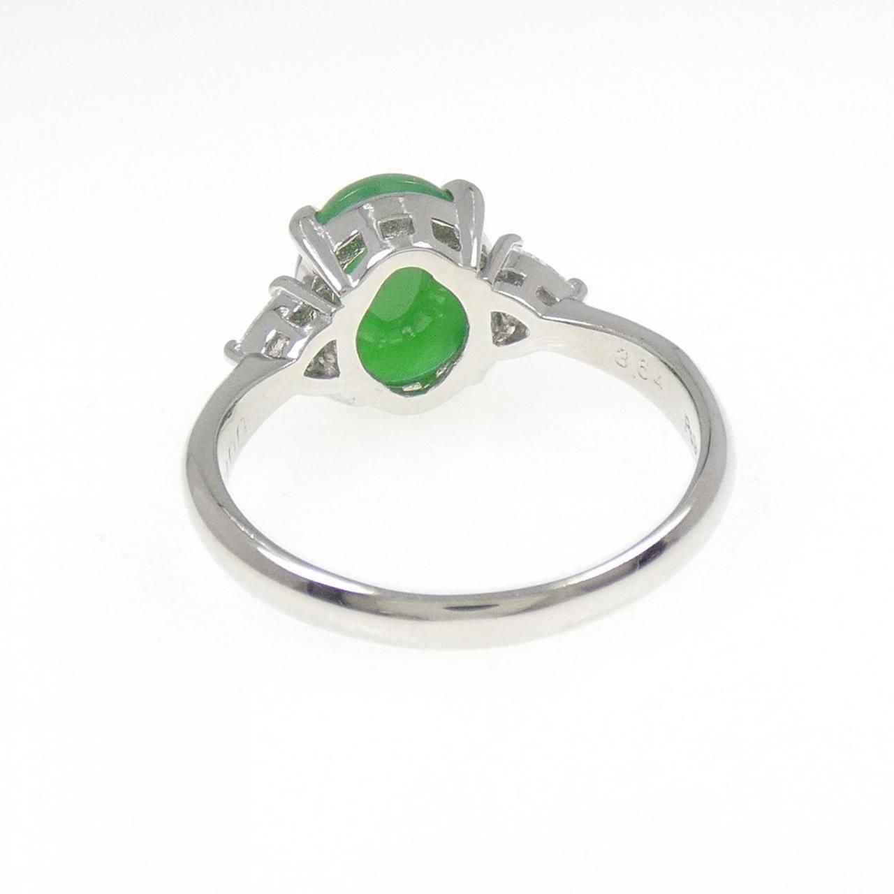 ヒスイリング PT900 ヒスイ リング 3.64CT - メルカリ