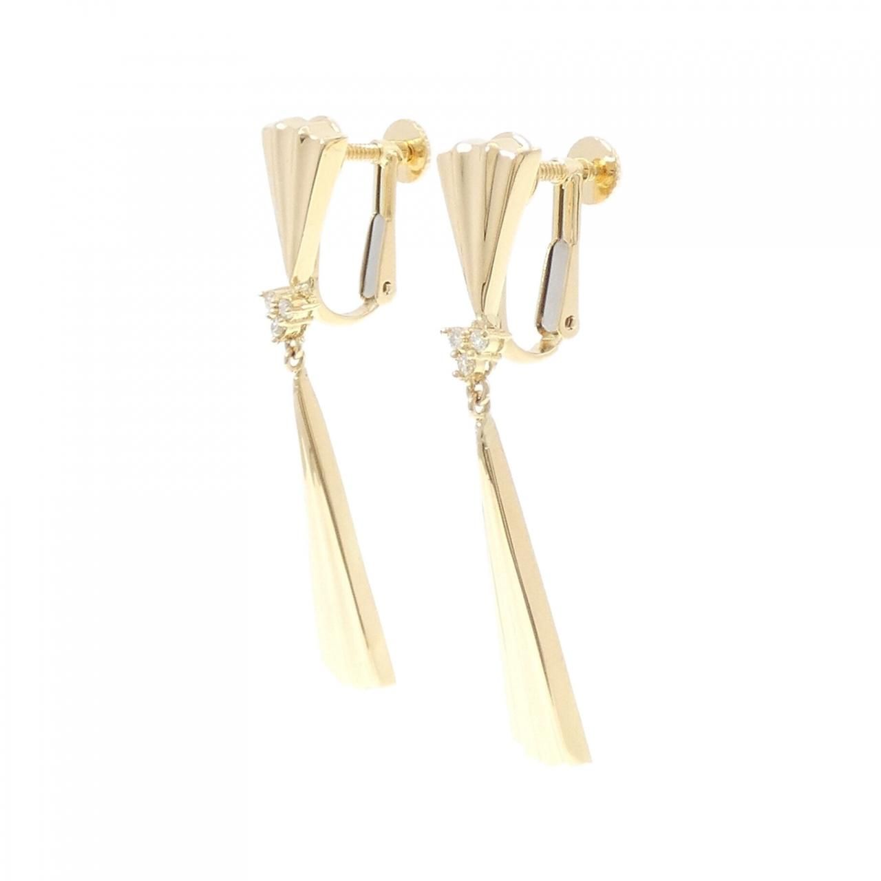 ジュネ ダイヤモンド イヤリング 0.11 CT