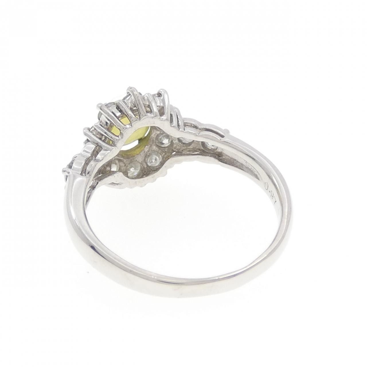 PT900 クリソベリルキャッツアイ リング 0.97CT - メルカリ