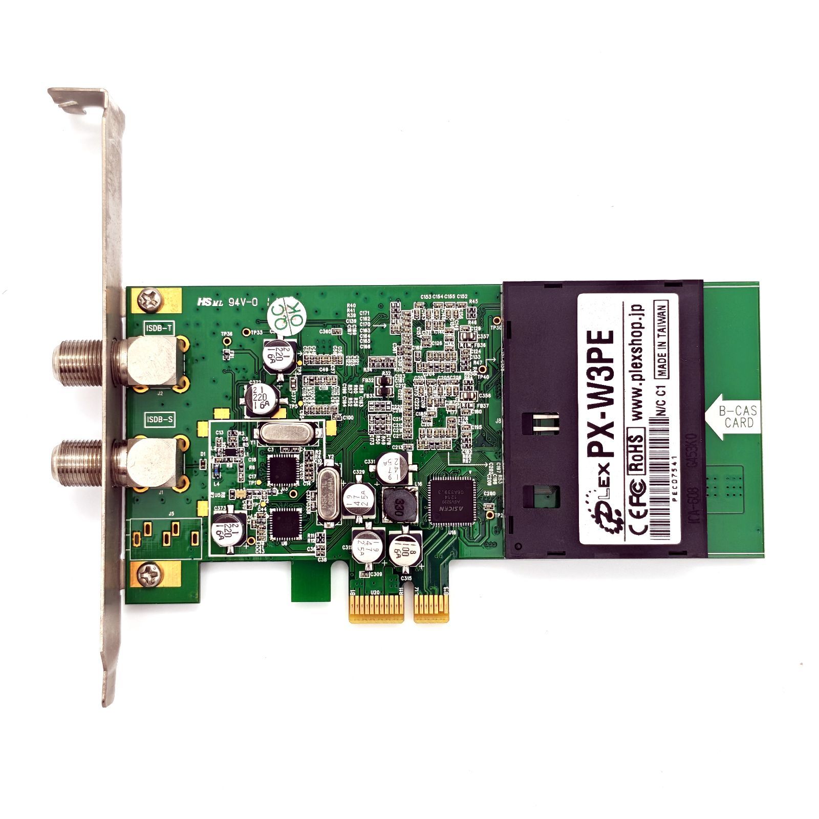 PLEX PX-W3PE Rev.1.3 PCI Express x1接続 デジタルテレビチューナー