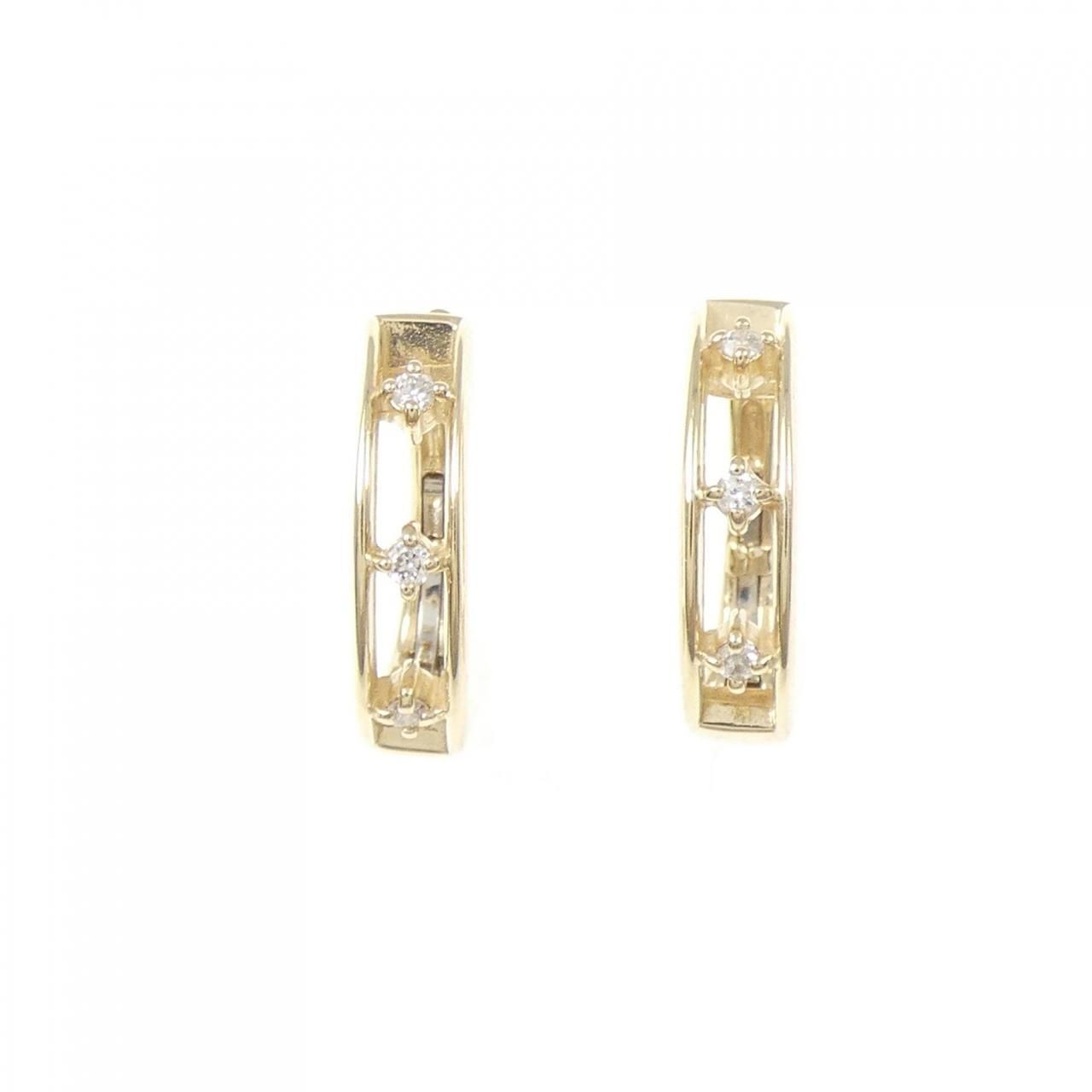 セイレーン アズーロ ダイヤモンド イヤリング 0.04 CT