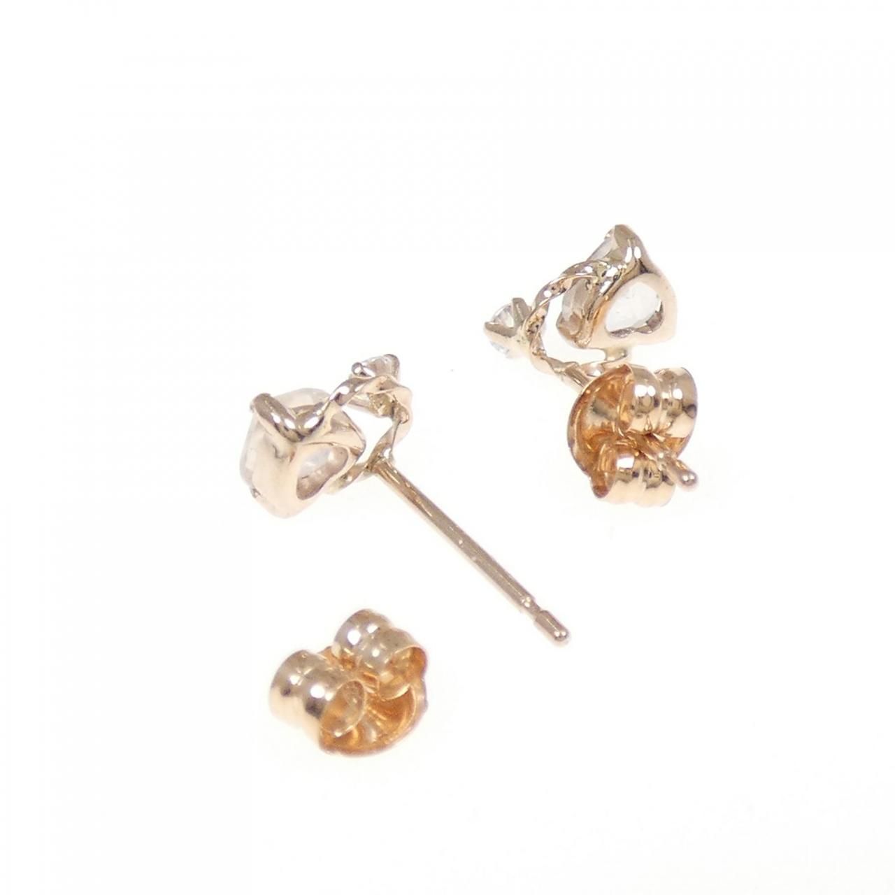  4゜C ハート ローズクオーツ ピアス その他 アクセサリー