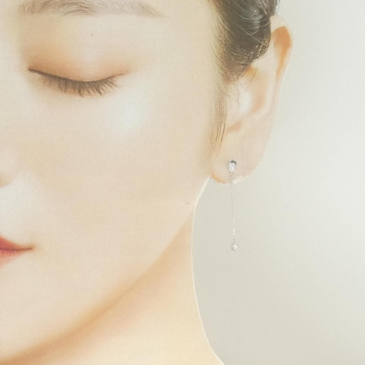 PT850/PT900 ダイヤモンド ピアス 0.20CT - メルカリ