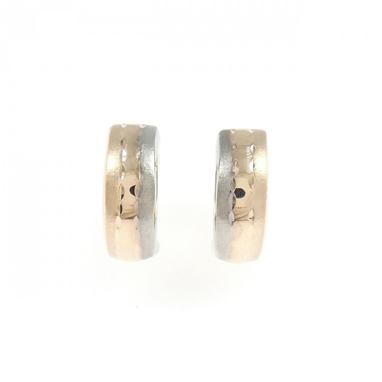 K 10スリー フープ ピアス