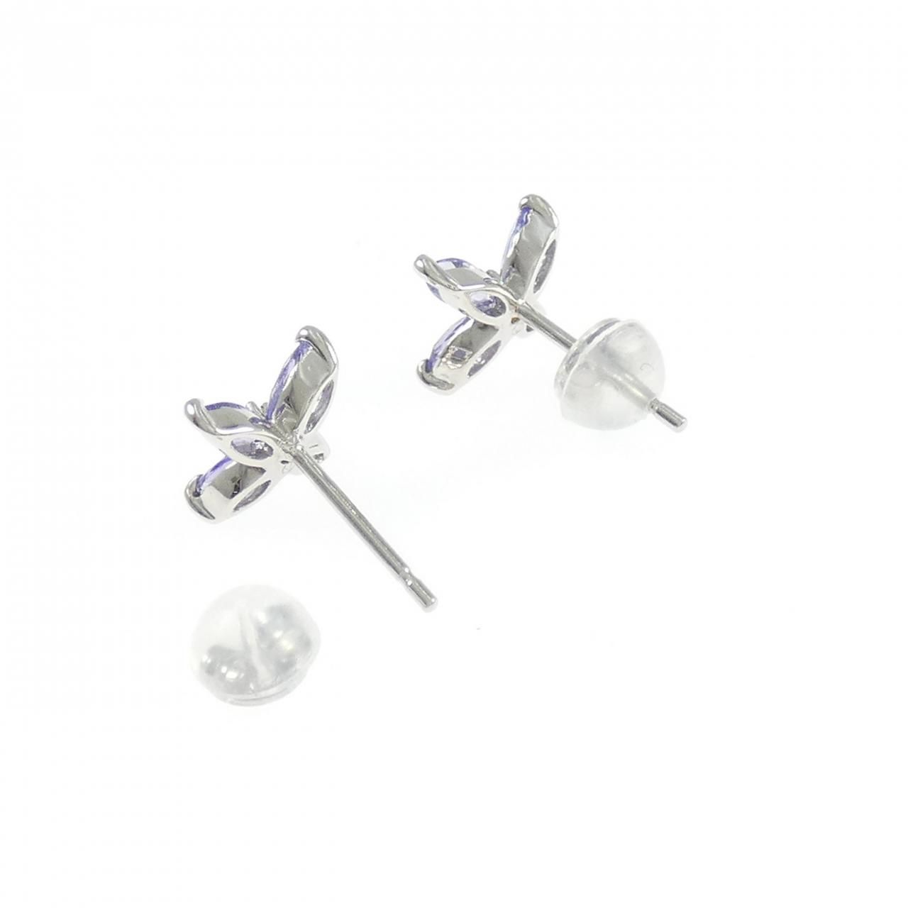 PT900 タンザナイト ピアス - メルカリ