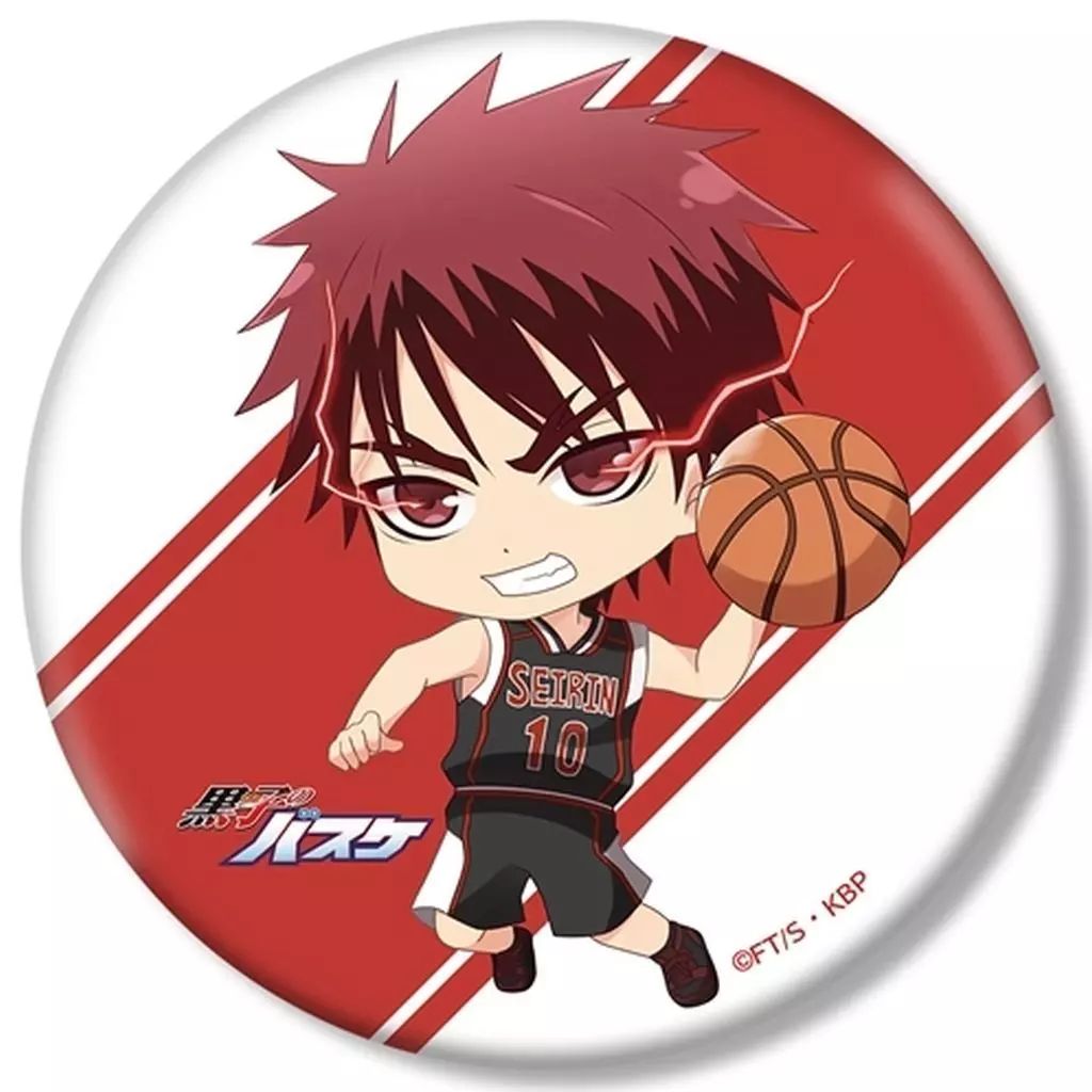 中古】バッジ・ビンズ 火神大我 ちびキャラ 必殺技ver. 3WAY缶バッジ