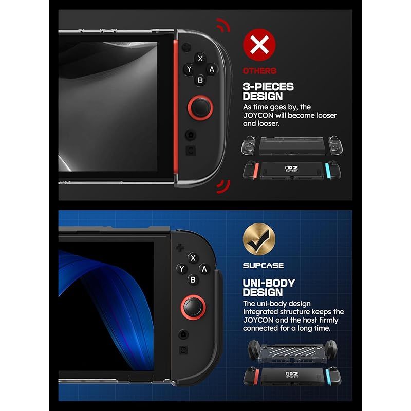 Case Nintendo 0 [Military-Grade Storage] Black SUPCASE Nintendo