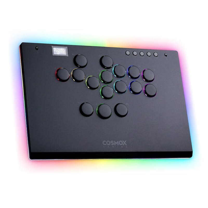 ONEED レバーレスアケコン Haute 42 レバーレスコントローラー M Ultra アルミ合金ボディ 静音性重視 デュアルType Cポート搭載 ロックスイッチ＆RGBライティング搭載 PS 4 3 PC Switch Steam Deck対応 0