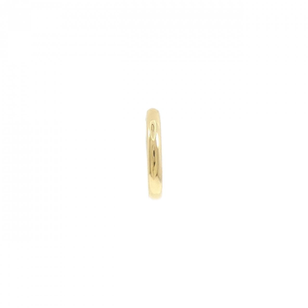 K 18 YG 14 WG イヤリング 片耳