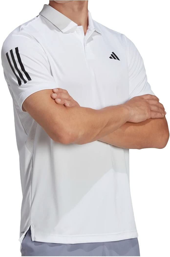 アディダス ポロシャツ クラブ 3ストライプス テニス MLE 71 メンズ ホワイト HS 3268 S