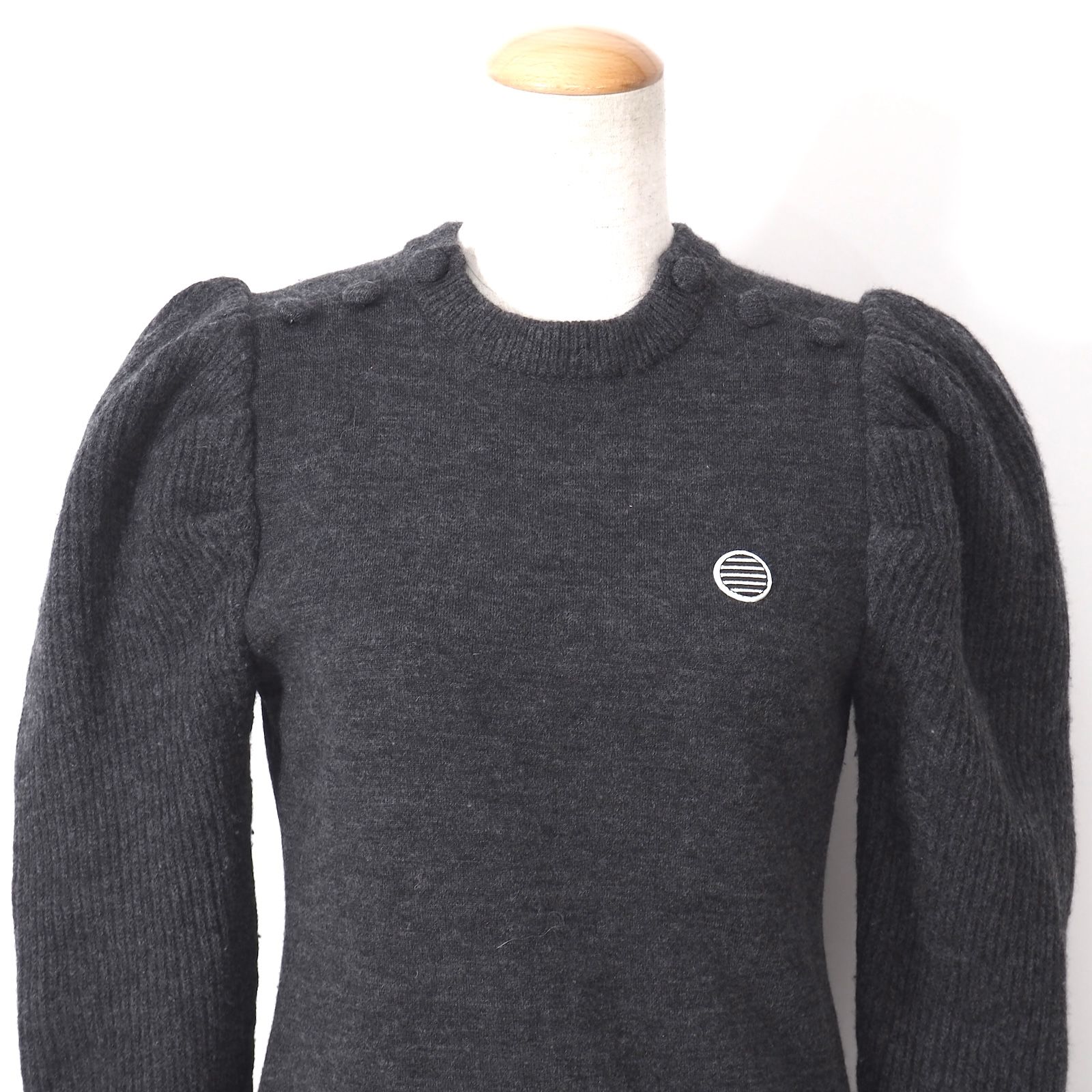 極美品✨近年モデル✨ボーダーズアットバルコニー　ウールワンピース　ブラック BORDERS at BALCONY（ボーダーズアットバルコニー） ワンピース