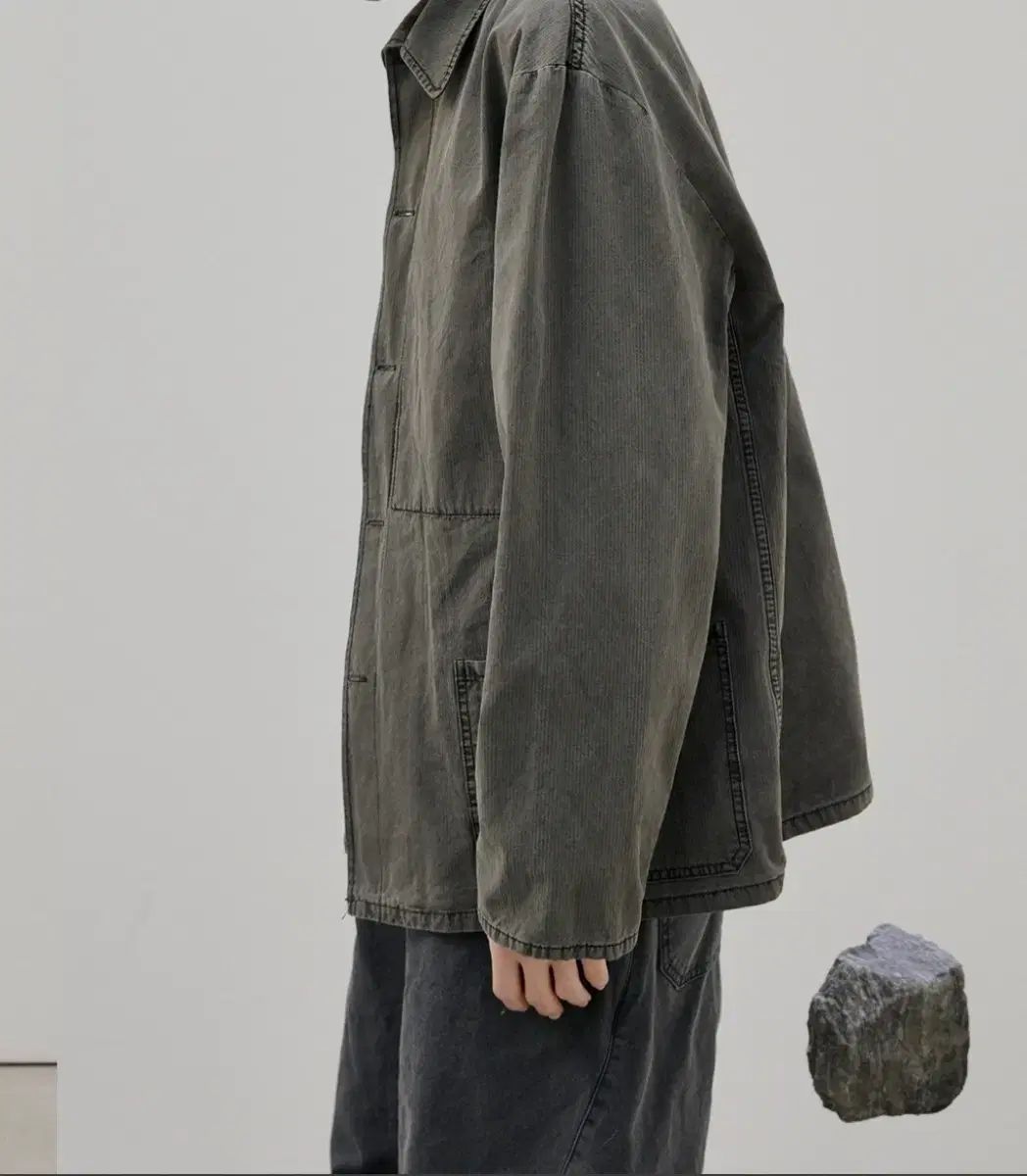 Hatchingroom チョア ジャケット チャコール 2