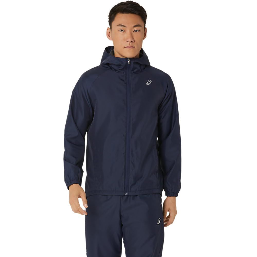 アシックス ストア トレーニングアパレル バックウオームジャケット メンズ L 400 ミッドナイト