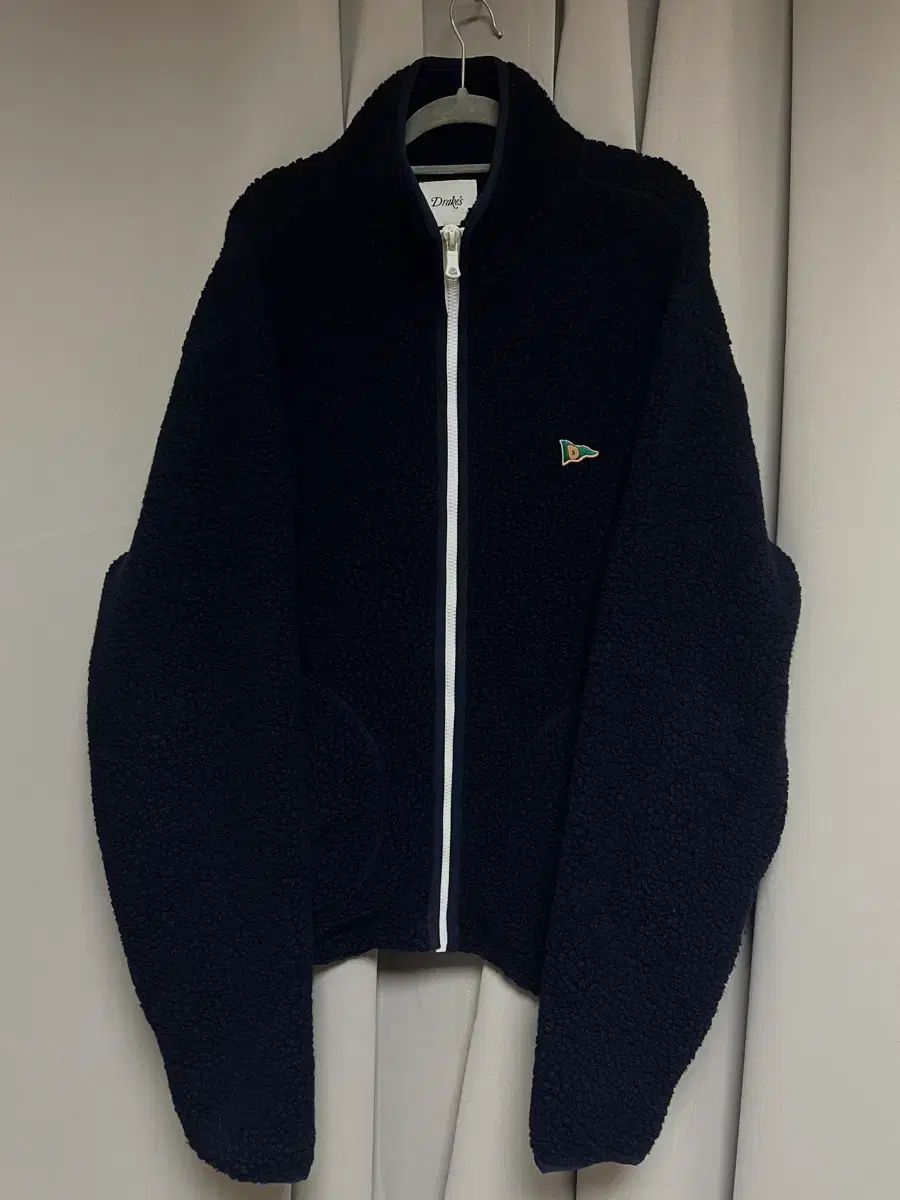 ドレイクス フリース サイズ42 ネイビー