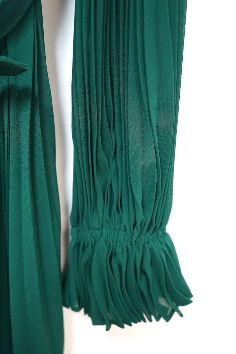  self-portrait セルフポートレート DEEP GREEN CHIFFON MAXI DRESS シフォン マキシ ドレス ディープグリーン US AW 21‐106 M その他 スーツ フォーマル ドレス