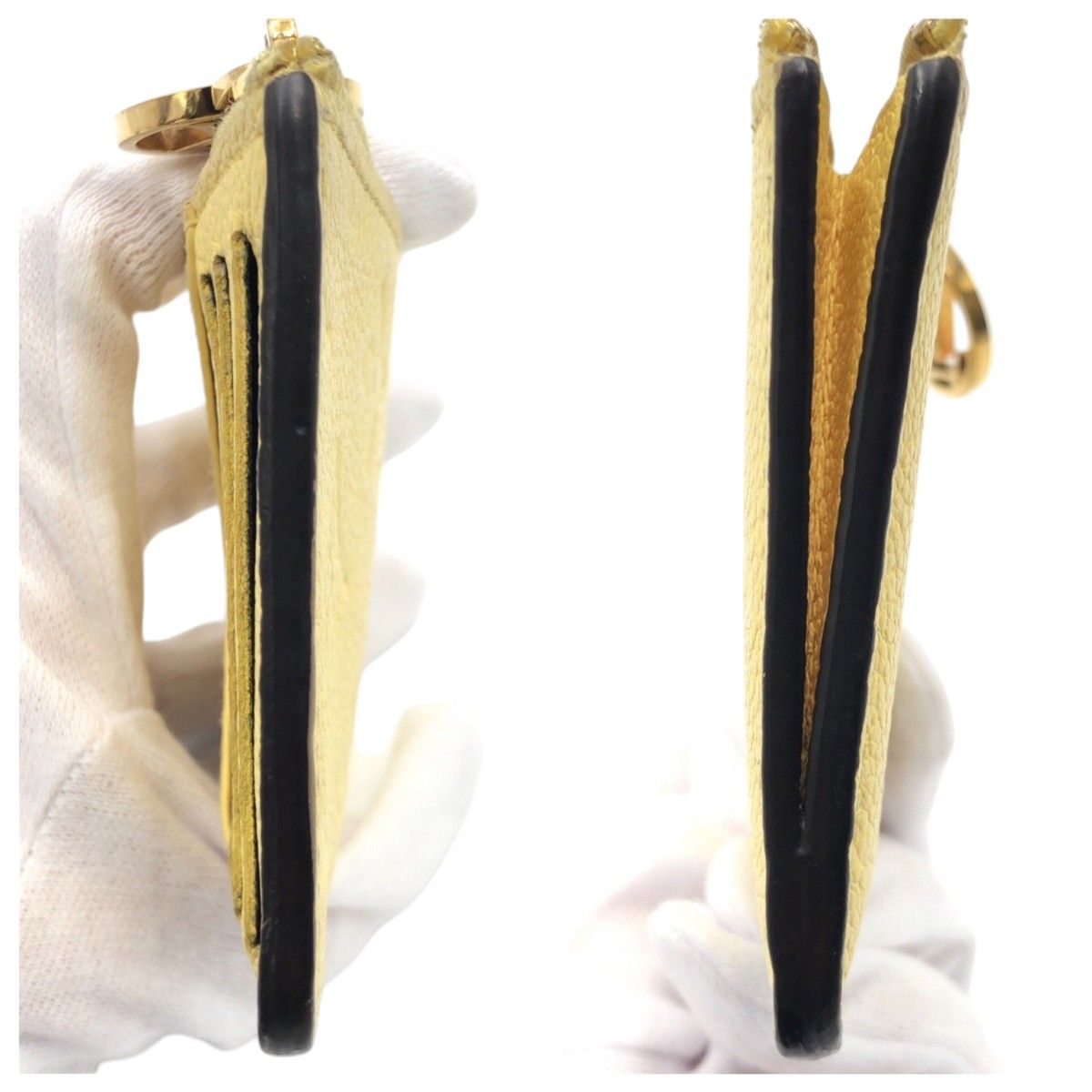  LOUIS VUITTON ルイヴィトン モノグラム ポルト カルト ロミー ジョーヌ イエロー レザー M 82044 コインケース 小銭入れ レディース 506603 その他 小物