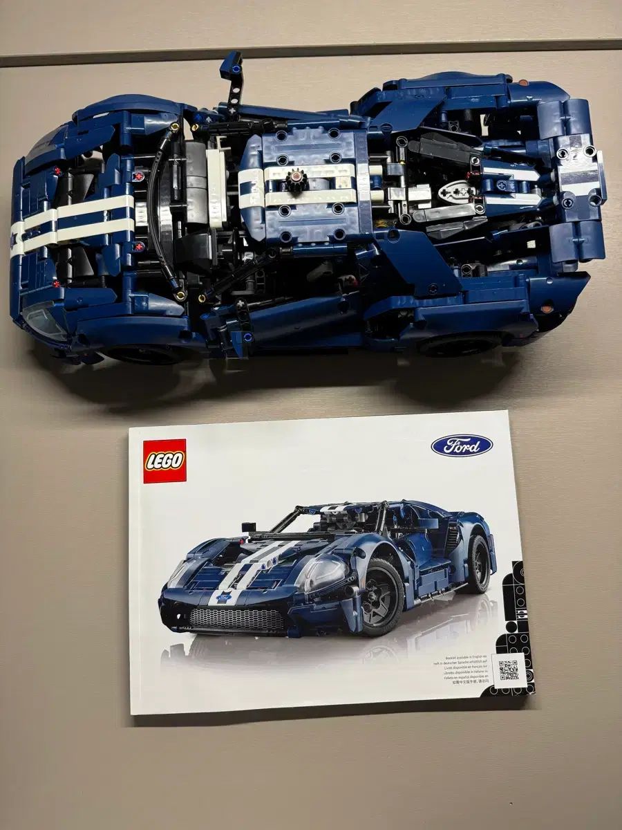 LEGOフォード GT ブルー 自動組立自動車