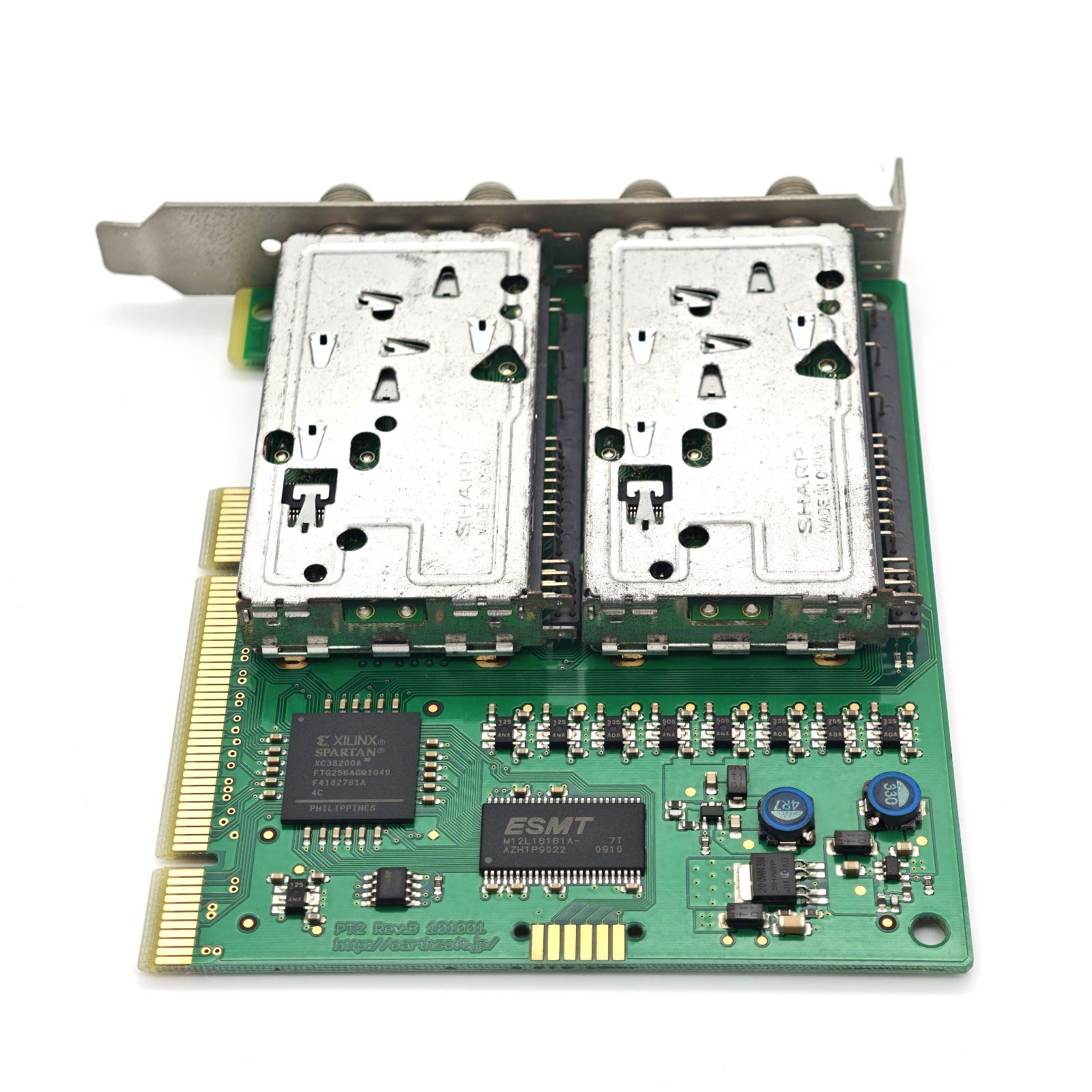 【新品未使用】アースソフト PT2 (PCIチューナーカード) Rev.B EARTHSOFT アースソフト PT2 Rev.B PCI接続 デジタルテレビチューナー